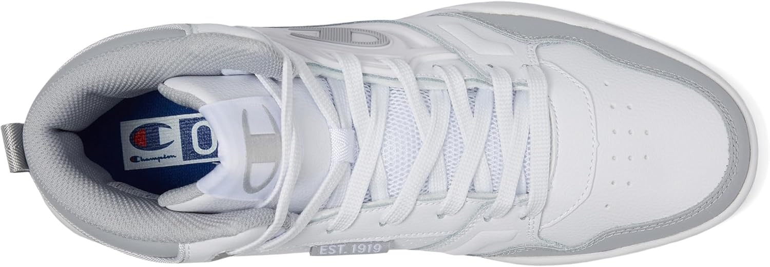 image:imageChampion Mens 5 on 5 HiWhiteGreyChalk