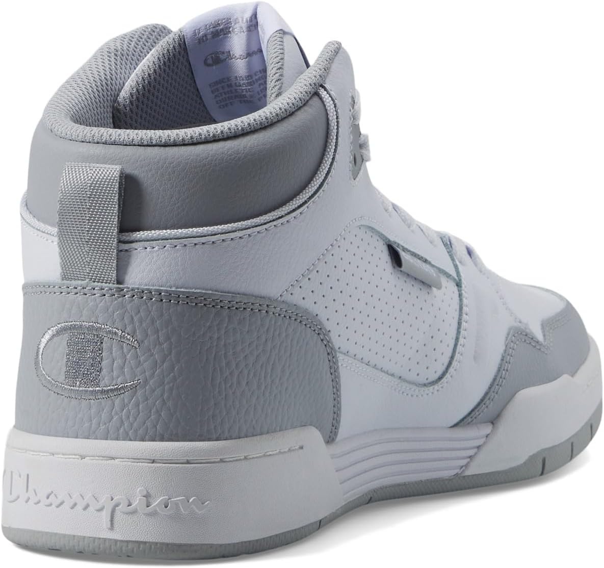 image:imageChampion Mens 5 on 5 HiWhiteGreyChalk