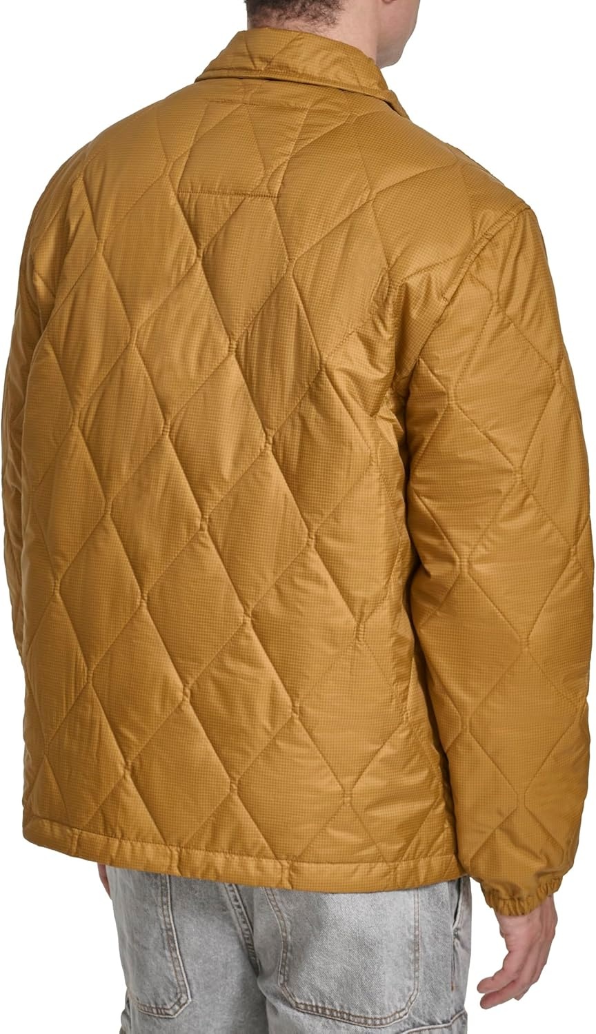 image:imageChampion Mens Diamond Quilted Active Coaches JacketTobacco