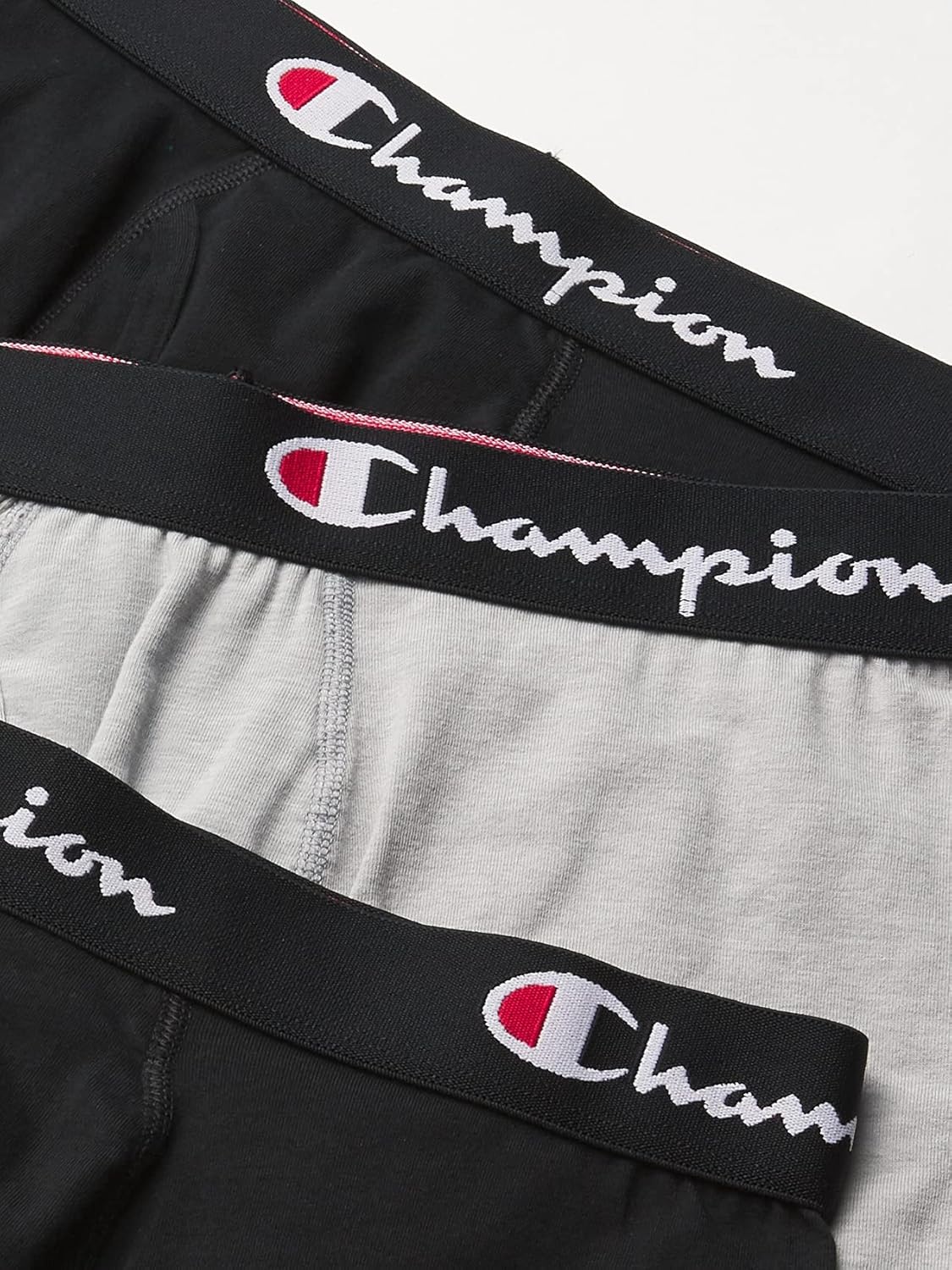 image:imageChampion Mens Everyday Cotton Stretch Boxer Briefs 3 Pack2 New EbonyOxford Grey Heather