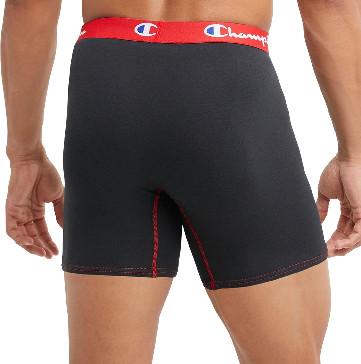 image:imageChampion Mens Everyday Cotton Stretch Boxer Briefs 3 PackBlack 3 Pack