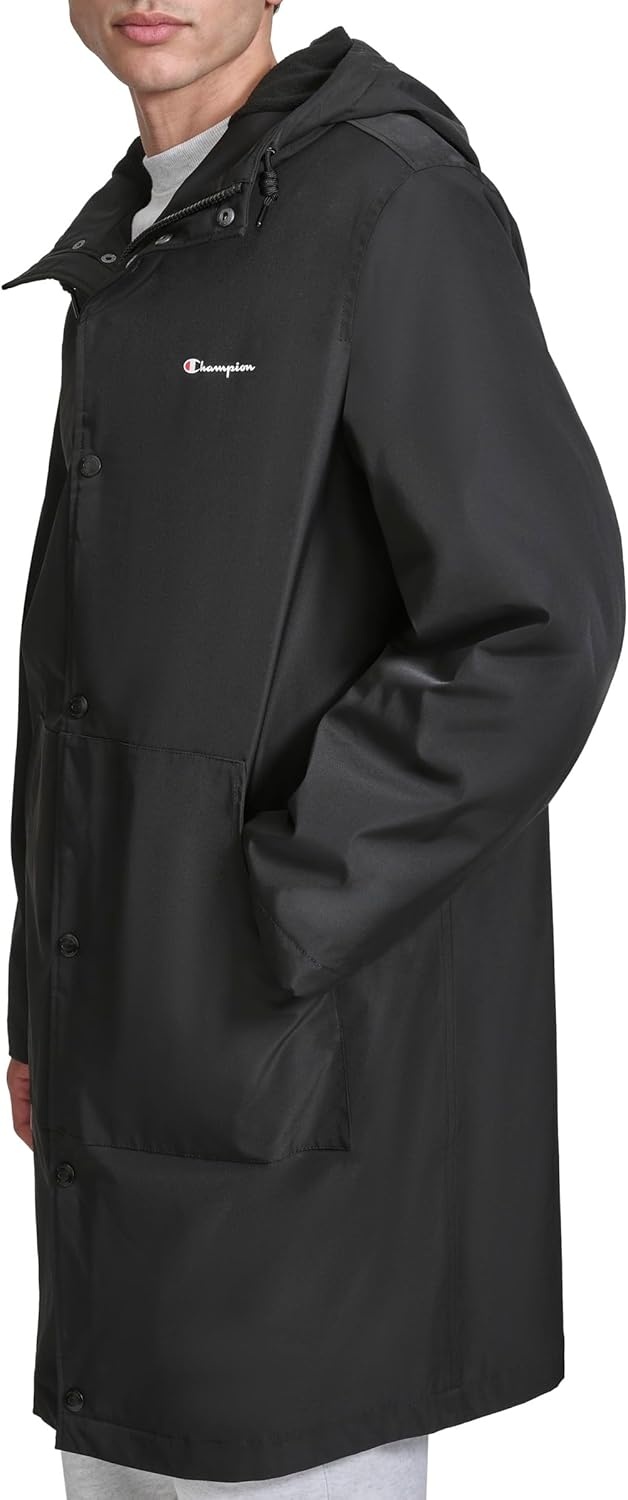 image:imageChampion Mens Full Length Stadium Jacket With Fleece LiningBlack