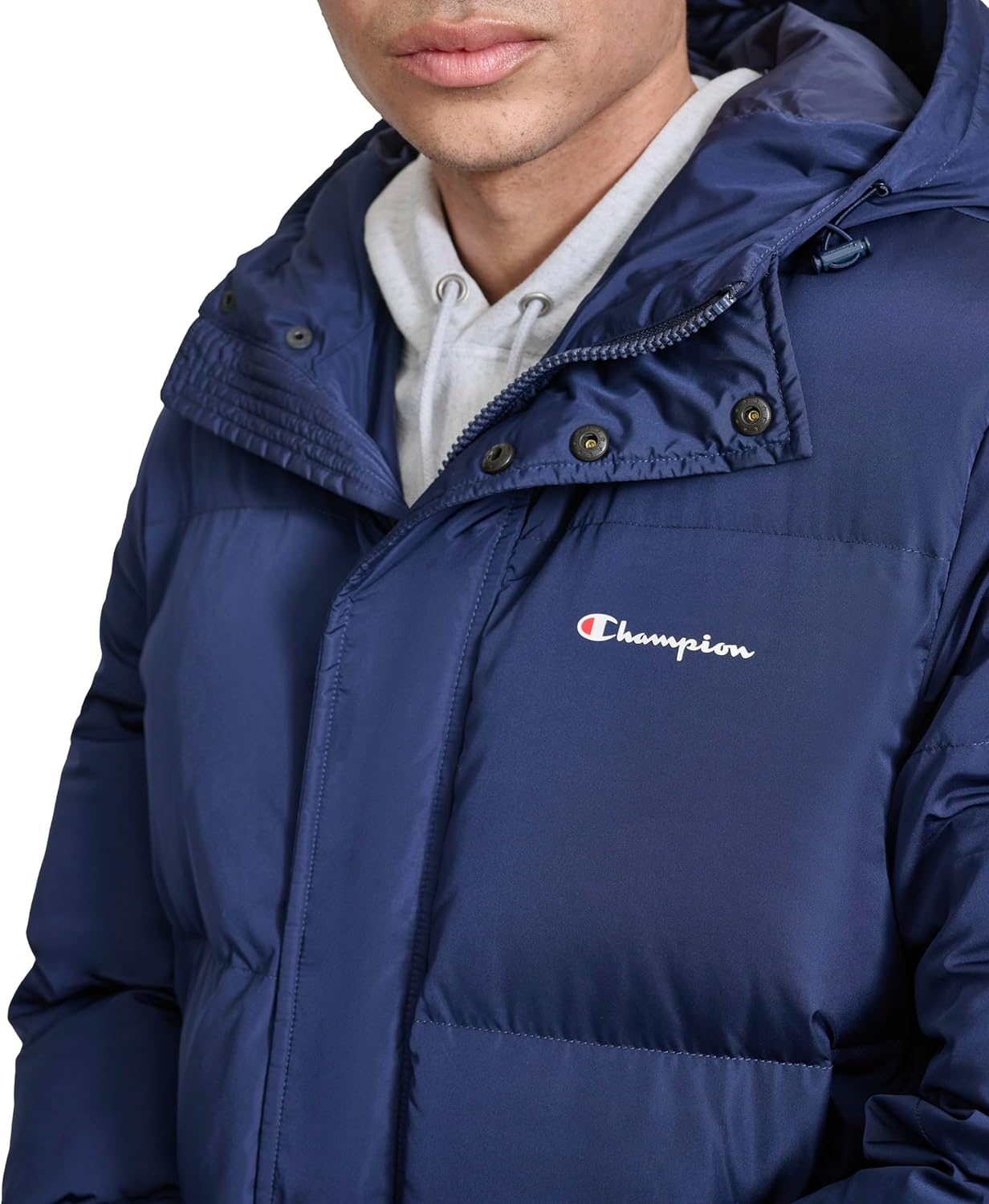 image:imageChampion Mens Fulllength Puffer With HoodPeacoat