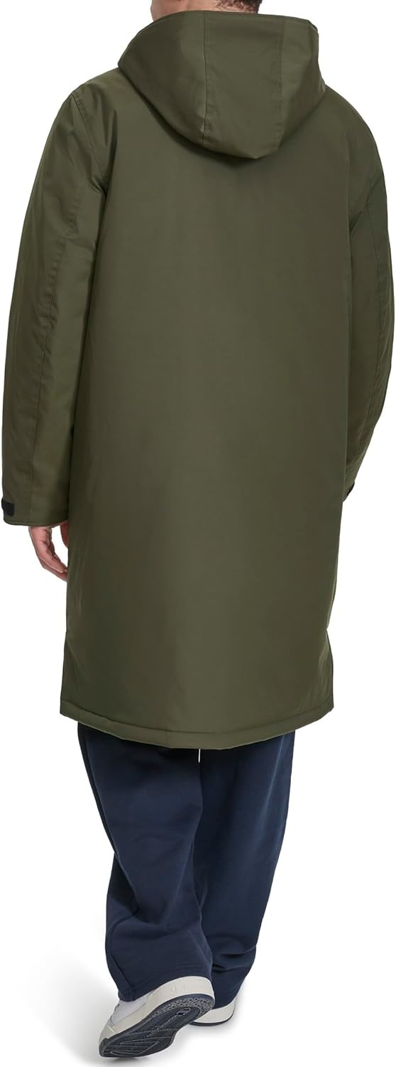 image:imageChampion Mens Fulllength Sideline Hooded Jacket With Quilted LiningForest Night