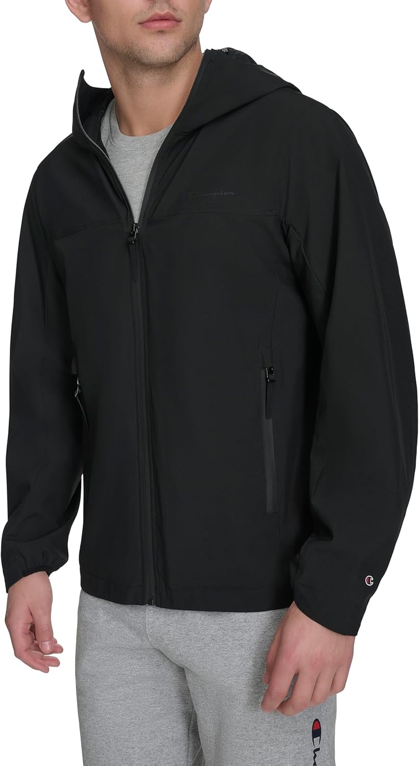image:imageChampion Mens Hooded Rain SlickerBlack