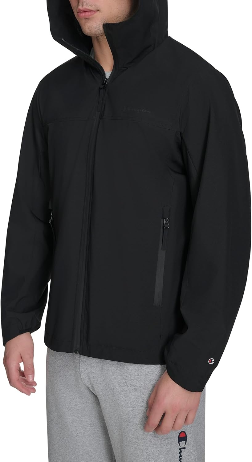 image:imageChampion Mens Hooded Rain SlickerBlack