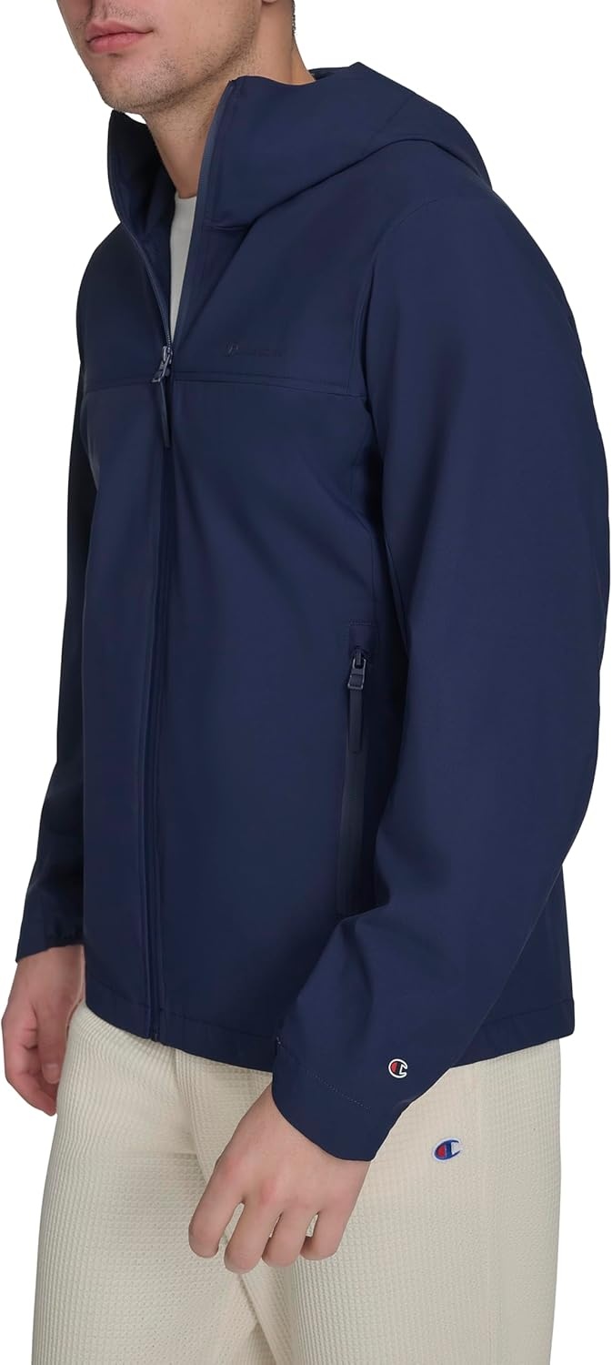 image:imageChampion Mens Hooded Rain SlickerPeacoat