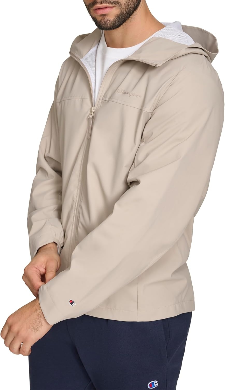 image:imageChampion Mens Hooded Rain SlickerPebble