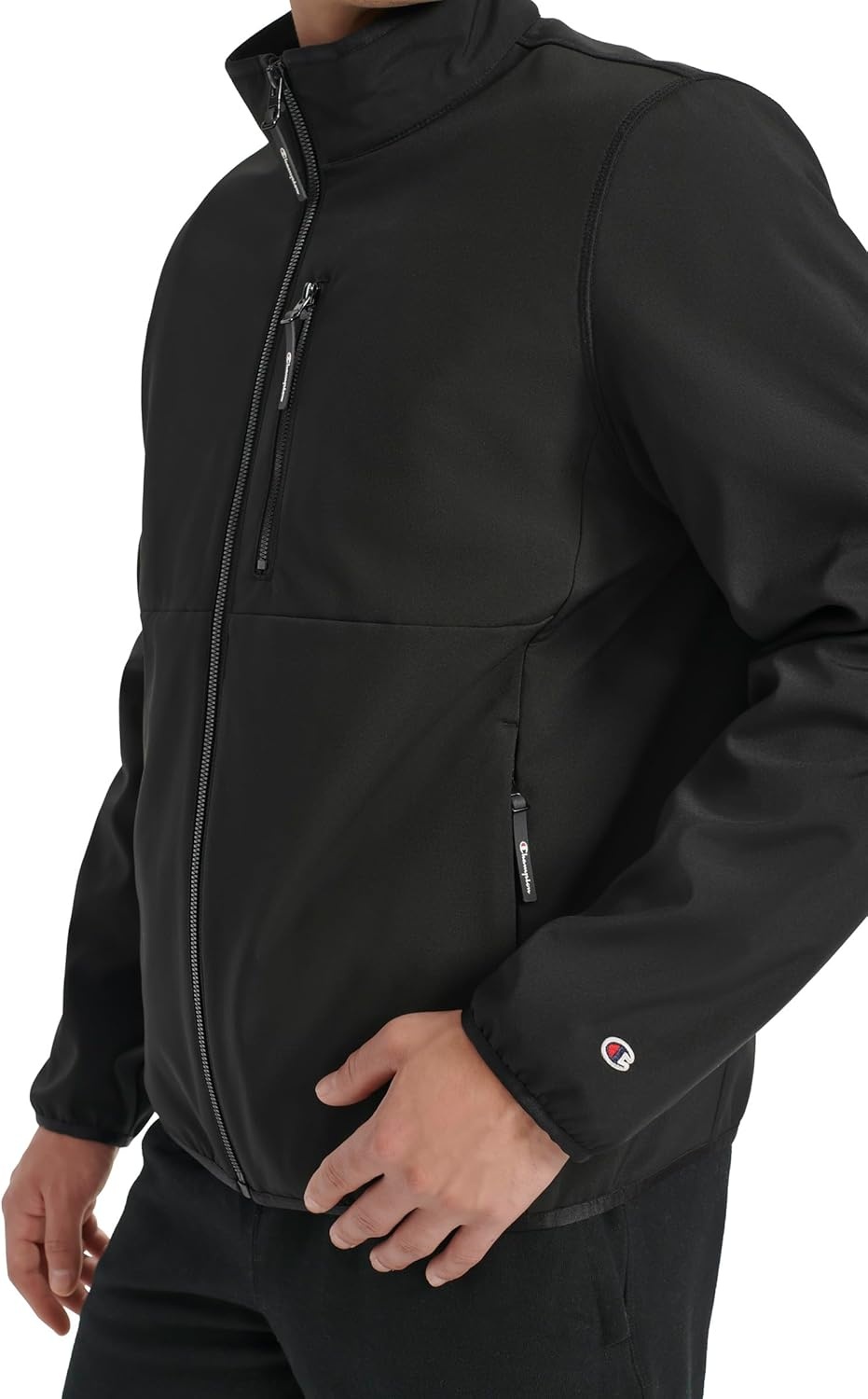 image:imageChampion Mens Lightweight Active Soft Shell Jacket With Stand CollarBlack