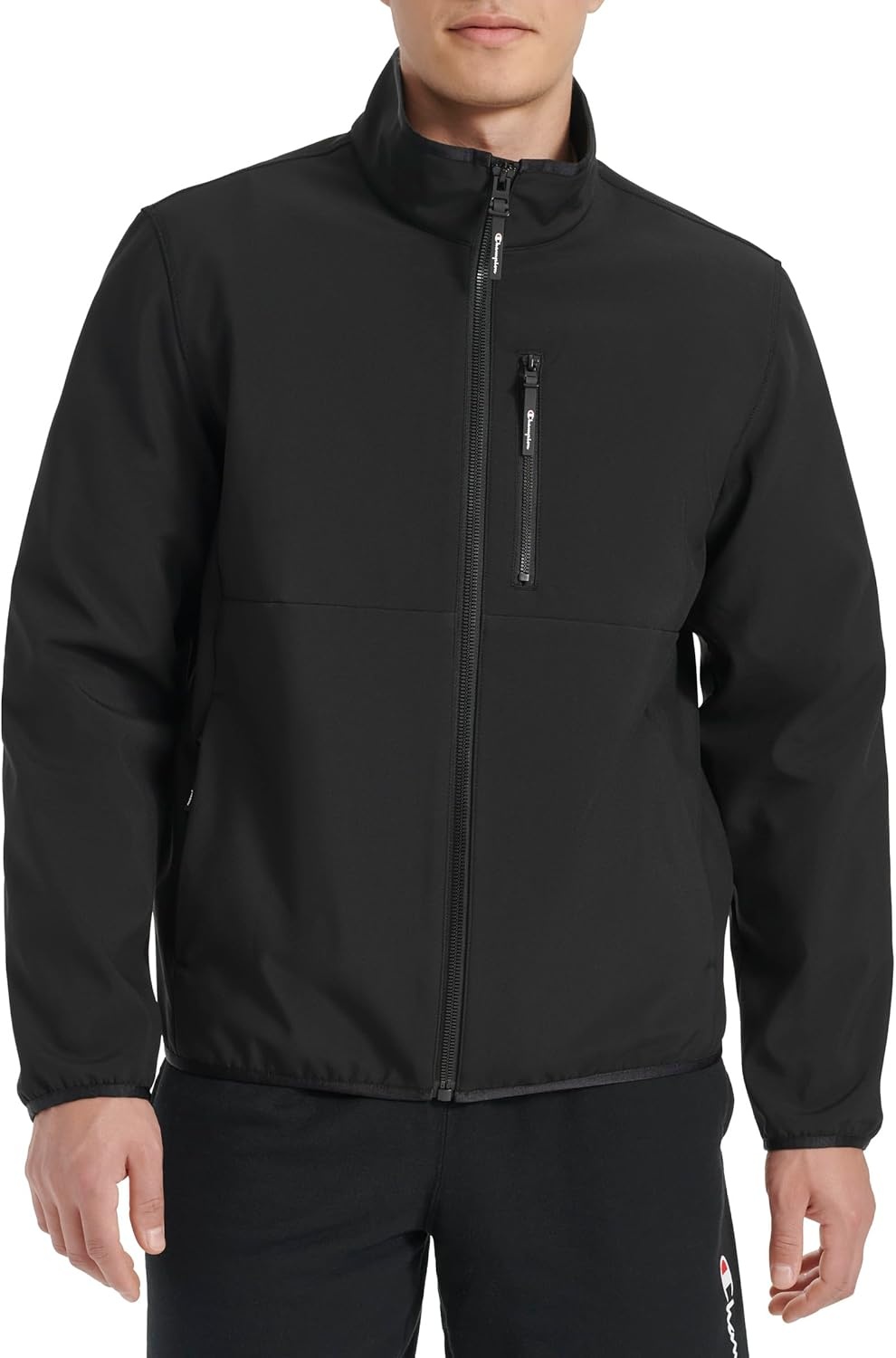 image:imageChampion Mens Lightweight Active Soft Shell Jacket With Stand CollarBlack