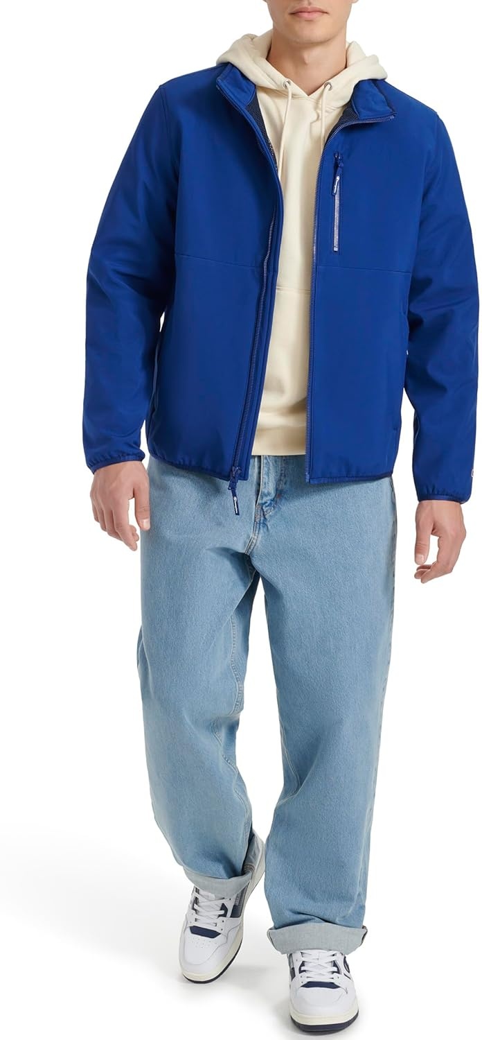image:imageChampion Mens Lightweight Active Soft Shell Jacket With Stand CollarBlue