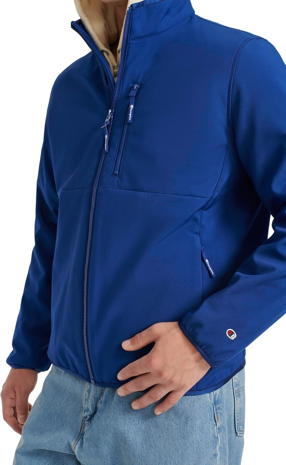 image:imageChampion Mens Lightweight Active Soft Shell Jacket With Stand CollarBlue