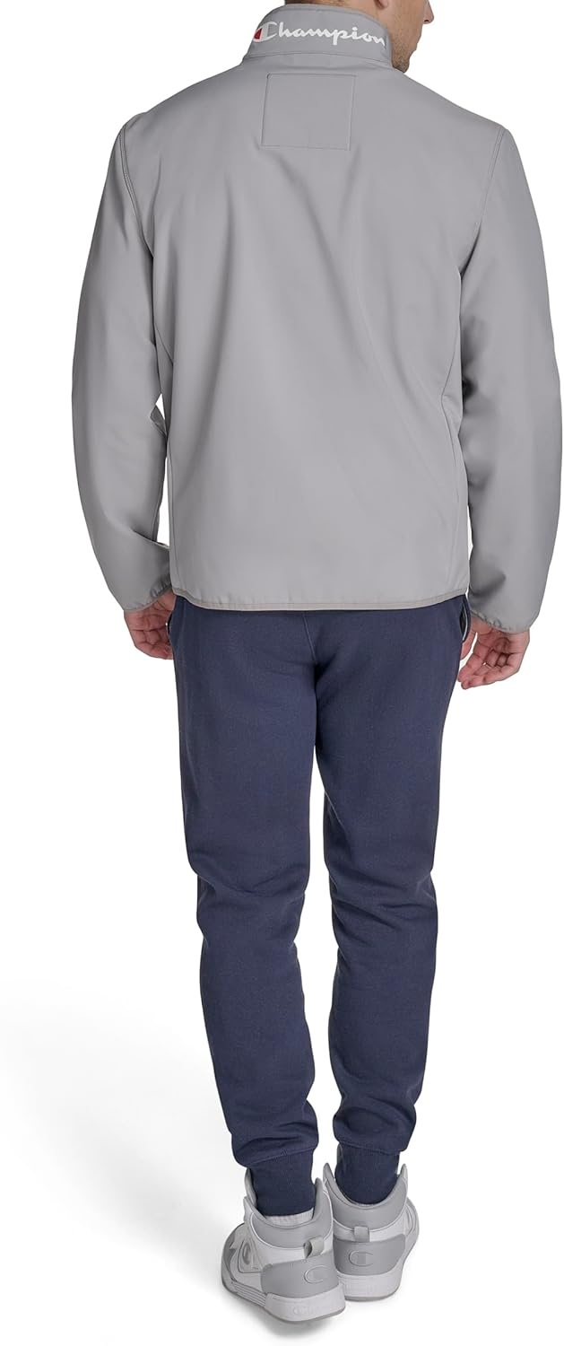 image:imageChampion Mens Lightweight Active Soft Shell Jacket With Stand CollarGrey