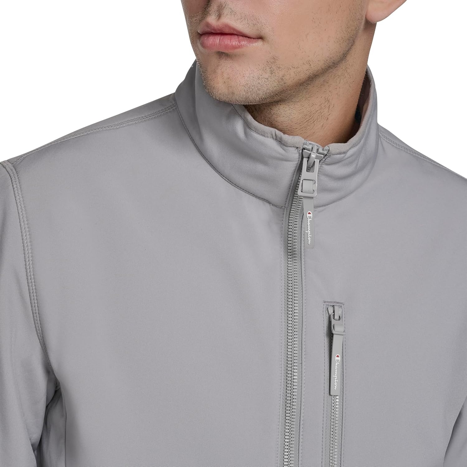 image:imageChampion Mens Lightweight Active Soft Shell Jacket With Stand CollarGrey