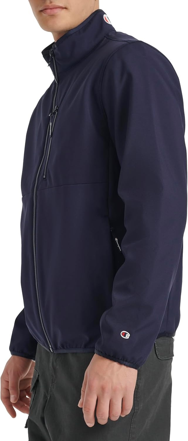 image:imageChampion Mens Lightweight Active Soft Shell Jacket With Stand CollarPeacoat