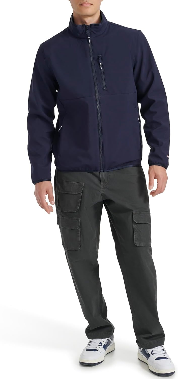 image:imageChampion Mens Lightweight Active Soft Shell Jacket With Stand CollarPeacoat