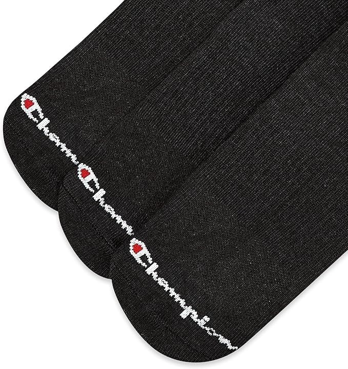 image:imageChampion Mens Low Cut Beathable MoistureWicking Athletic Socks 6PackBlack