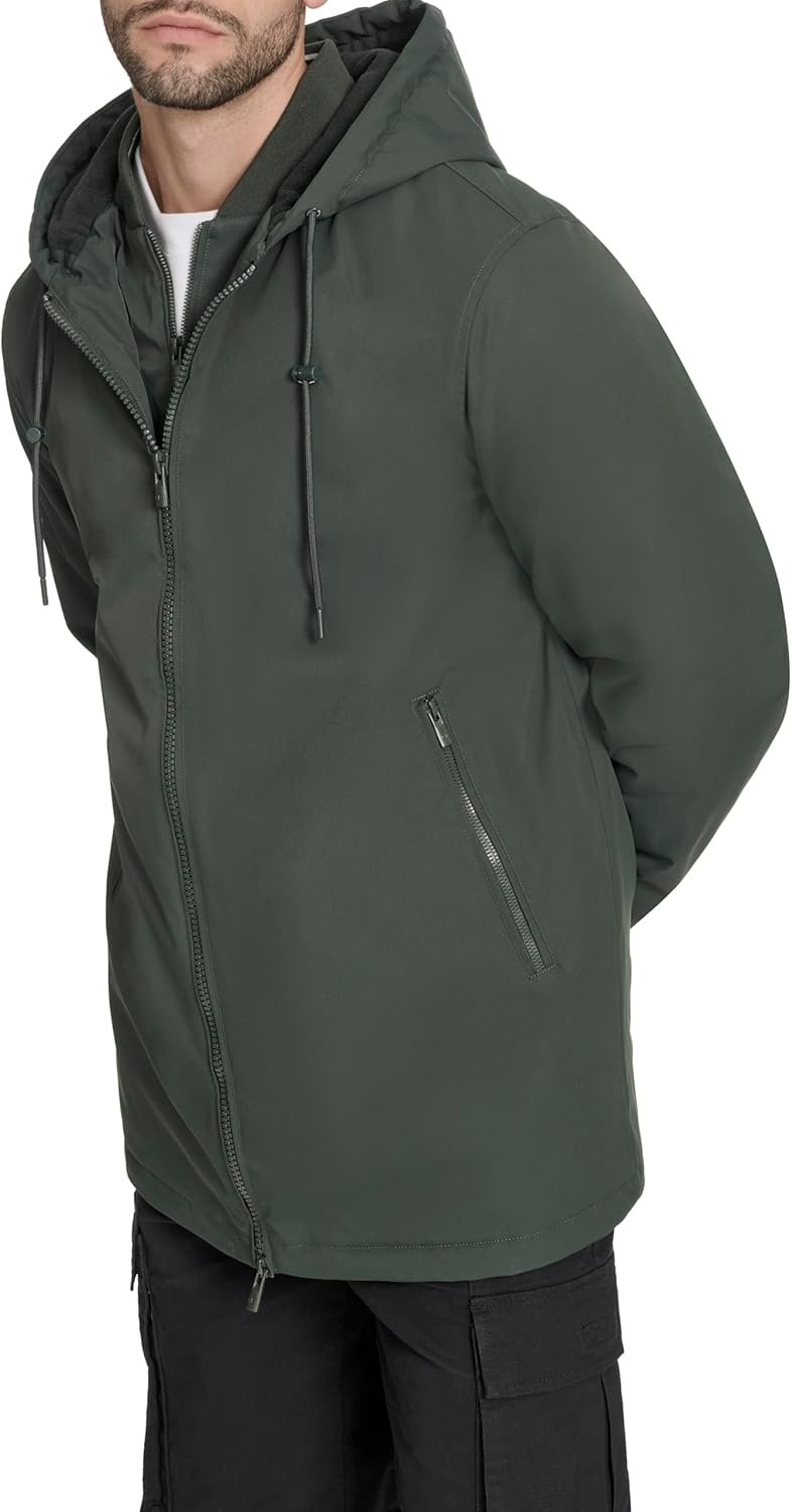 image:imageChampion Mens Midlength Soft Shell Performance Jacket With Sherpa LiningSpruce Flex Tech