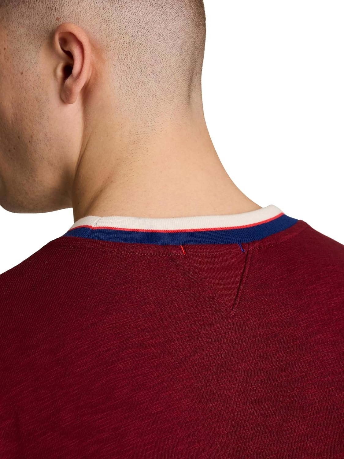 image:imageChampion Mens Modern Retro 100 Washed Cotton Crewneck Sweatshirt Standard FitPomegranate