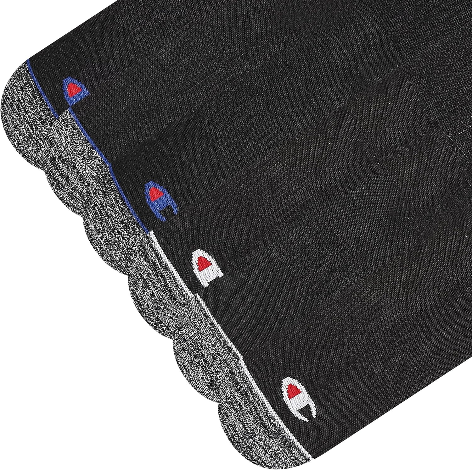 image:imageChampion Mens MoistureWicking Cushioning amp Arch Support Ankle Socks 6PackTrue Black