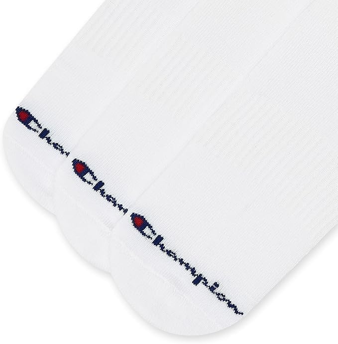 image:imageChampion Mens MoistureWicking Cushioning amp Arch Support Ankle Socks 6PackWhite