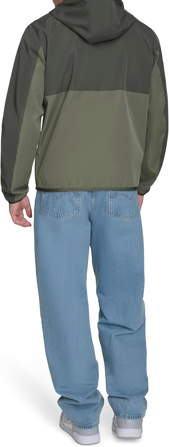 image:imageChampion Mens Performance Windbreaker Rain Jacket With HoodChambray Blue