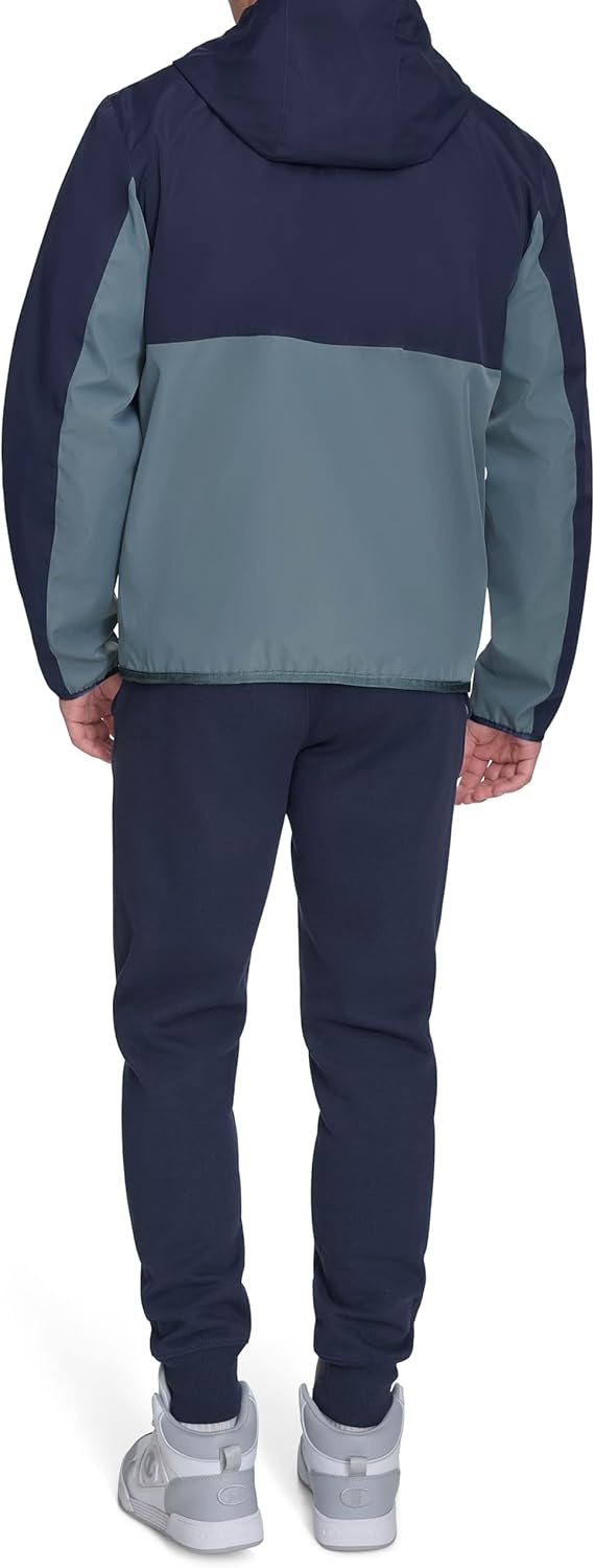 image:imageChampion Mens Performance Windbreaker Rain Jacket With HoodPeacoatStormy Weather