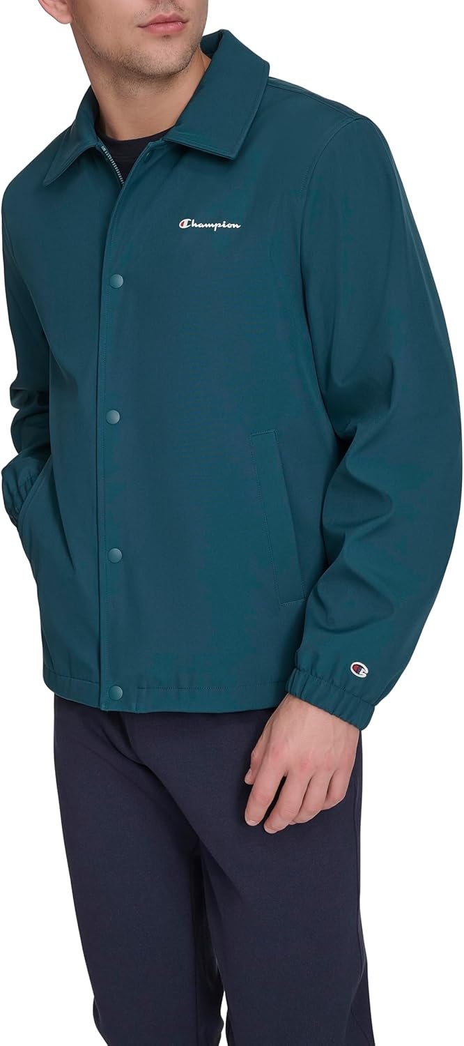 image:imageChampion Mens Softshell Coaches JacketDeep Teal