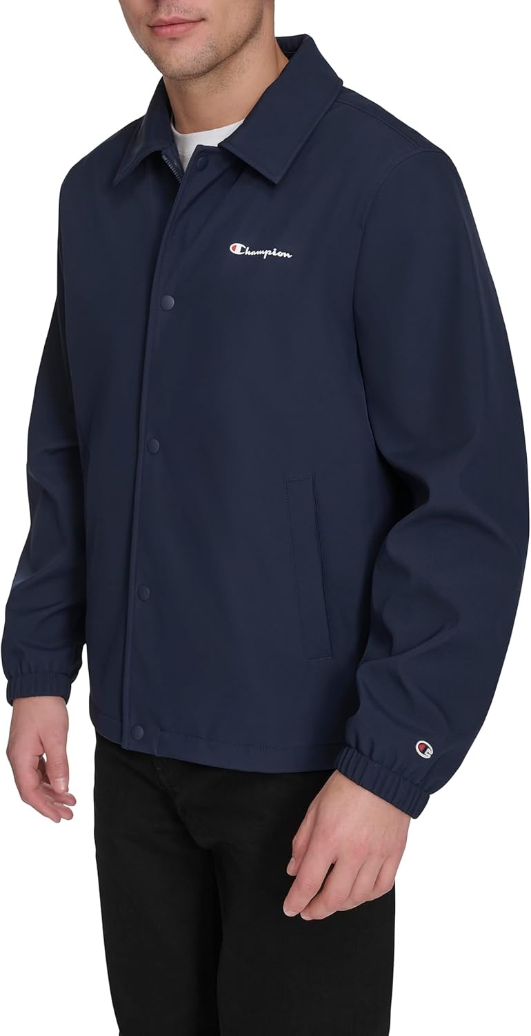 image:imageChampion Mens Softshell Coaches JacketPeacoat