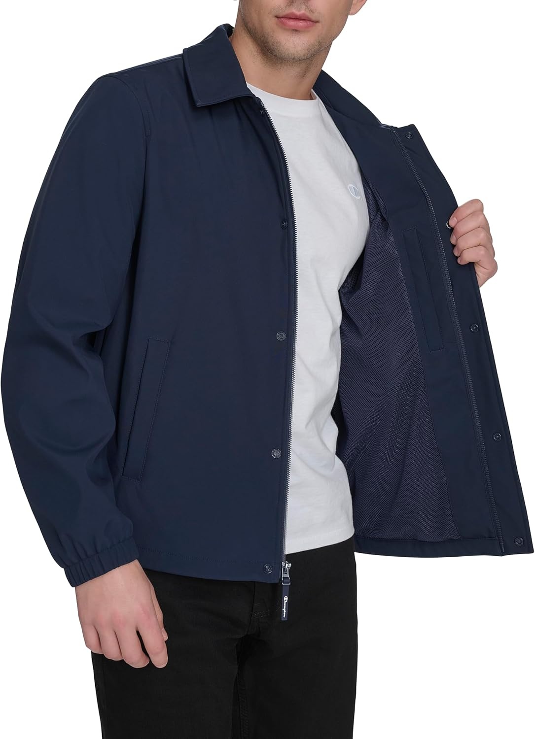 image:imageChampion Mens Softshell Coaches JacketPeacoat