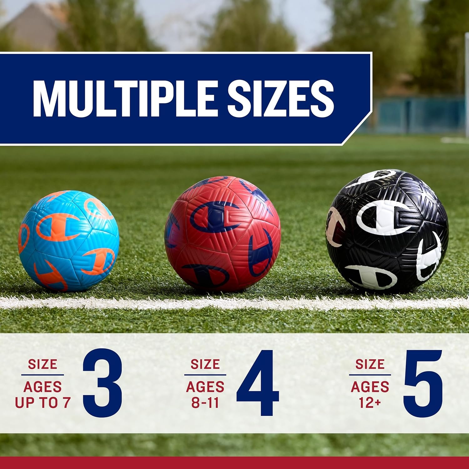 image:imageChampion Playmaker Logo Deflated Soccer Ball with Pump Size 5 Soccer Ball Durable Panels for Kids Youth amp Adults IndoorOutdoor Training Ball with Inflation Hand PumpKNOCKOUT PINKORANGE POP