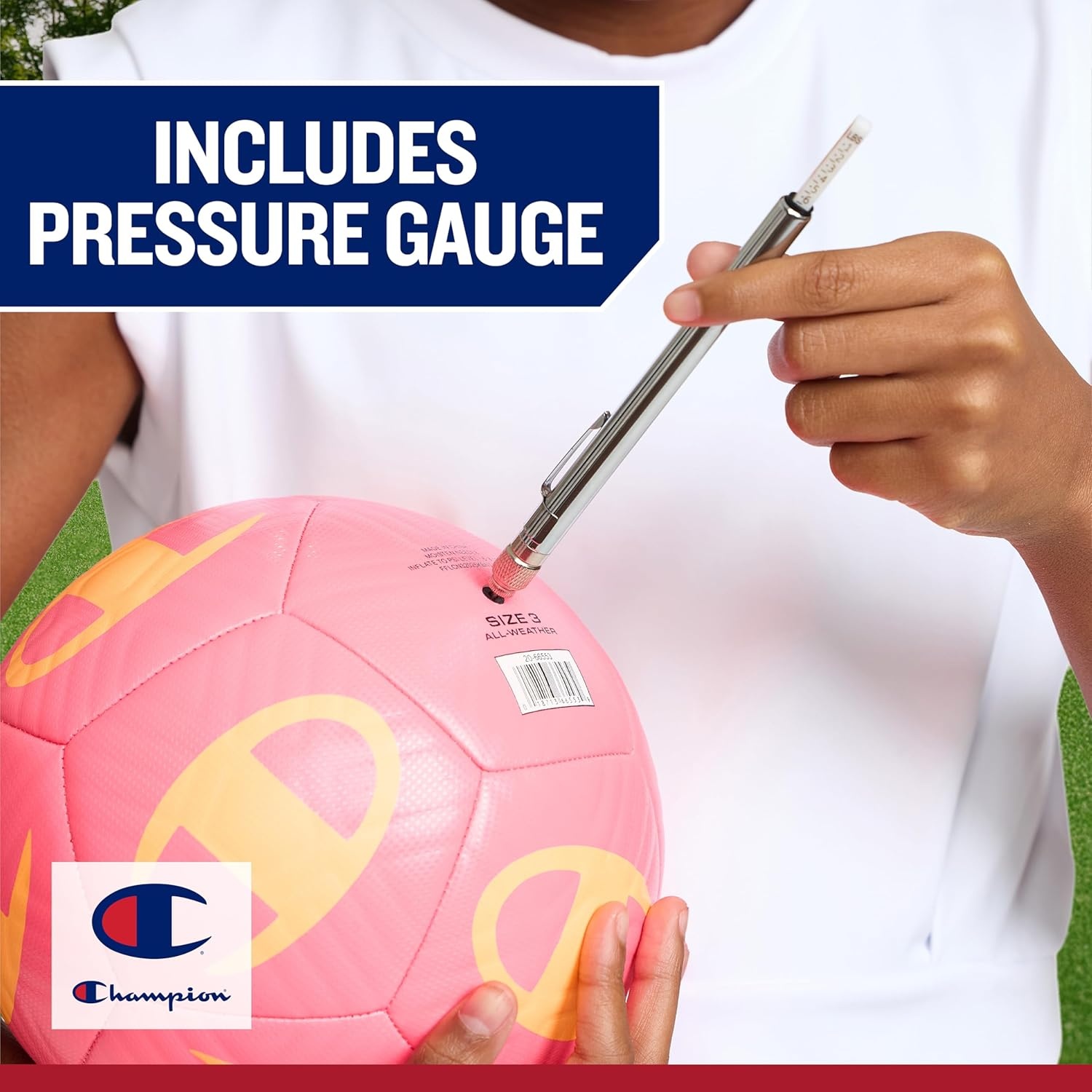 image:imageChampion Replacement Ball Pump with Metal Inflation Replacement Needles for Sports Balls with Compact Case Compatible with Most Pumps for Basketball Soccer Football Volleyball amp Yoga BallsTango RedBlack
