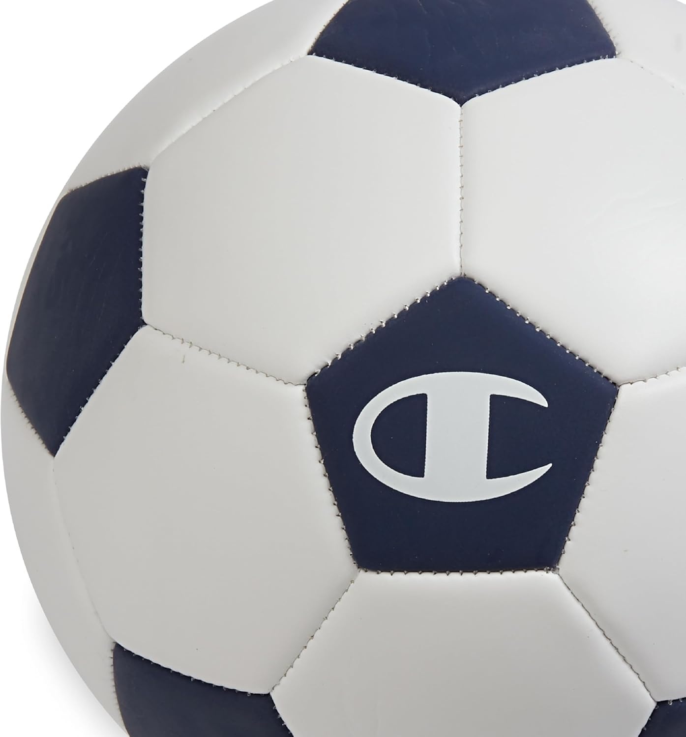 image:imageChampion Soccer Ball Youth amp Adult Matte Finish 32Panel Design Enhanced Control Sizes PVC Cover Sizes 34 and 5 for Indoor amp Outdoor Training Includes 6 PumpWhiteMedieval Blue