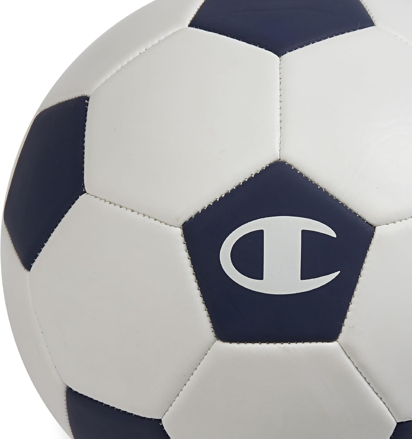 image:imageChampion Soccer Ball Youth amp Adult Matte Finish 32Panel Design Enhanced Control Sizes PVC Cover Sizes 34 and 5 for Indoor amp Outdoor Training Includes 6 PumpWhiteMedieval Blue