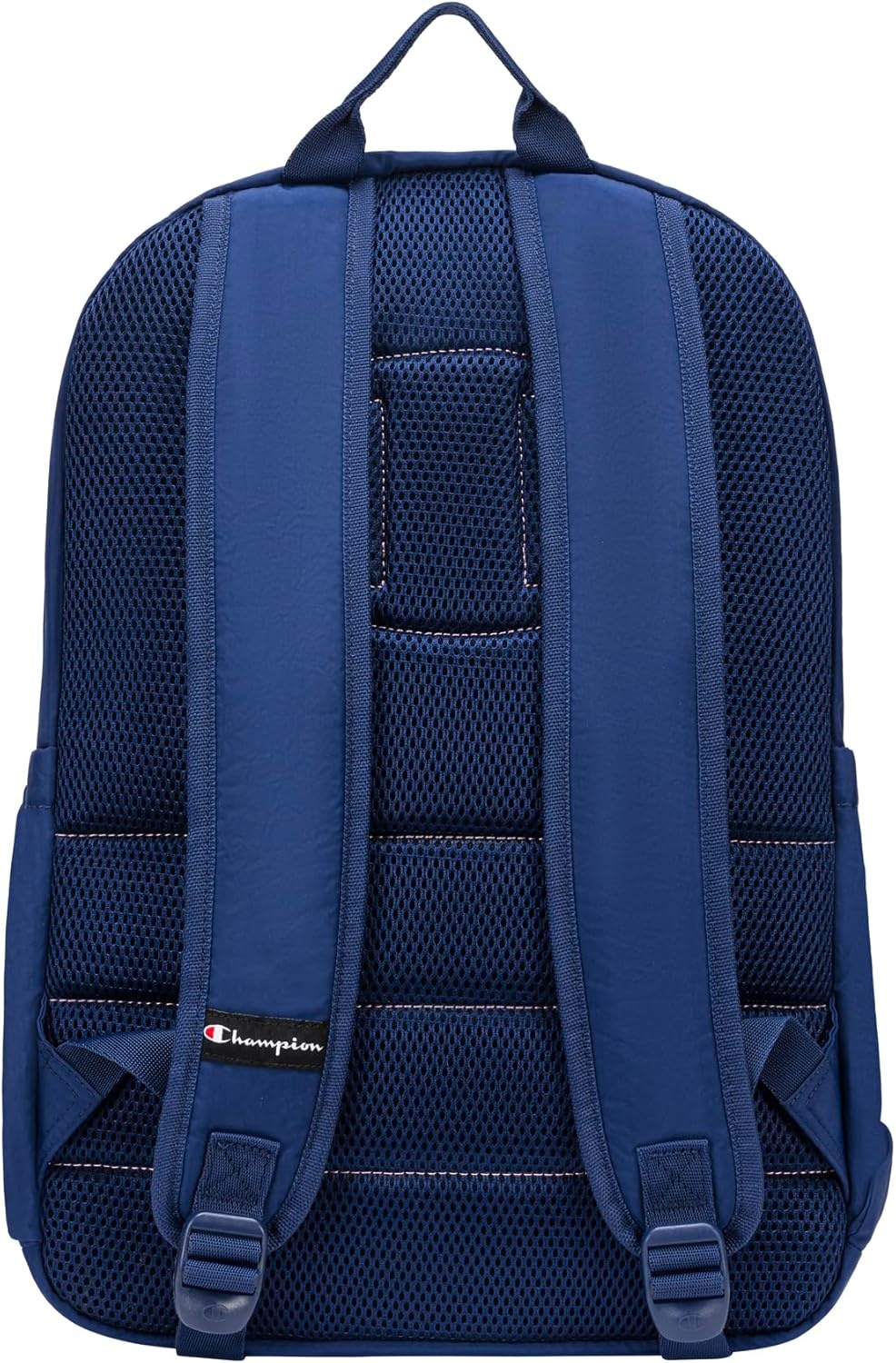 image:imageChampion Venice Laptop Backpack in Crinkle Nylon with Padded Adjustable Straps Water Bottle Pocket for Work Travel Commute BlackSilver One SizeBlue Depths