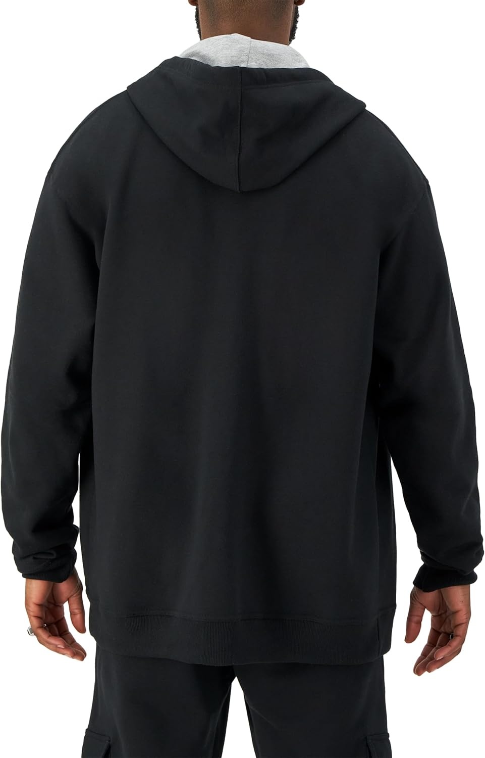 image:imageChampion mens Zipup Hoodie Comfortable Zipup Hoodie Sweatshirt for Men Reg Or Big amp TallBlack C Logo