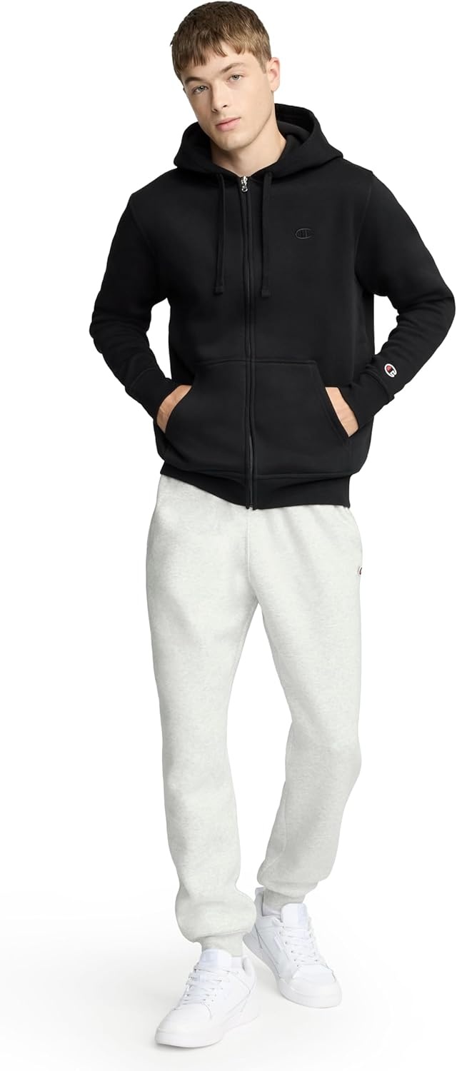 image:imageChampion mens Zipup Hoodie Comfortable Zipup Hoodie Sweatshirt for Men Reg Or Big amp TallBlack