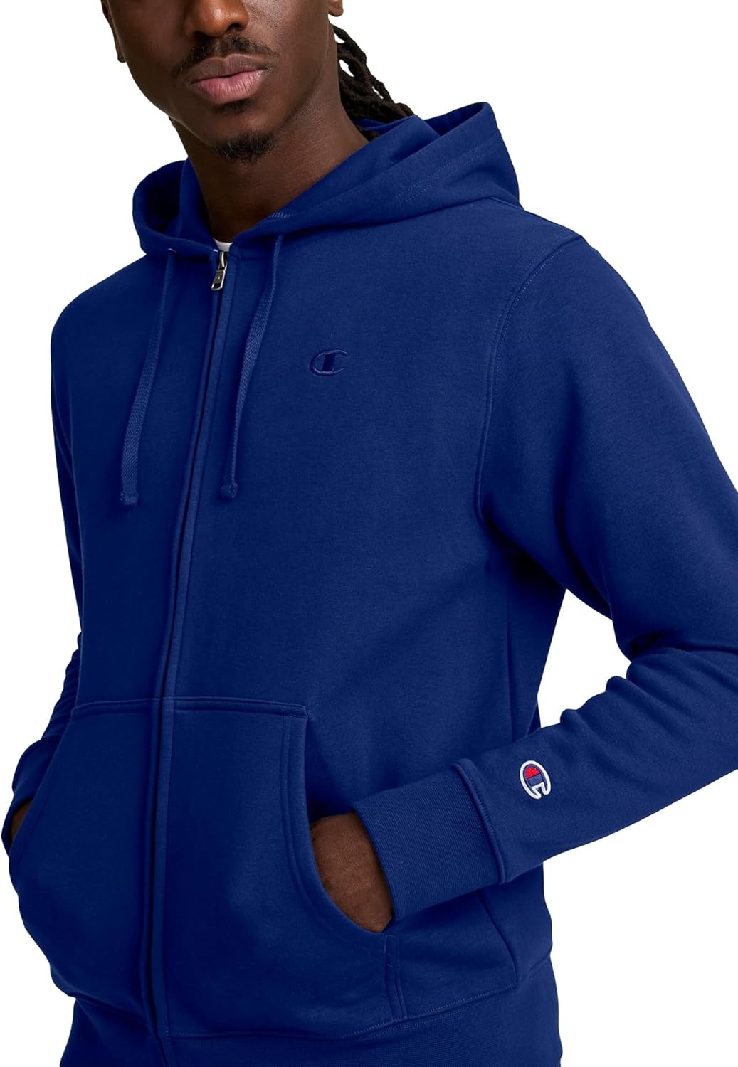 image:imageChampion mens Zipup Hoodie Comfortable Zipup Hoodie Sweatshirt for Men Reg Or Big amp TallBlue Depths