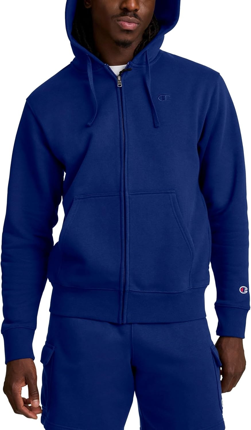 image:imageChampion mens Zipup Hoodie Comfortable Zipup Hoodie Sweatshirt for Men Reg Or Big amp TallBlue Depths