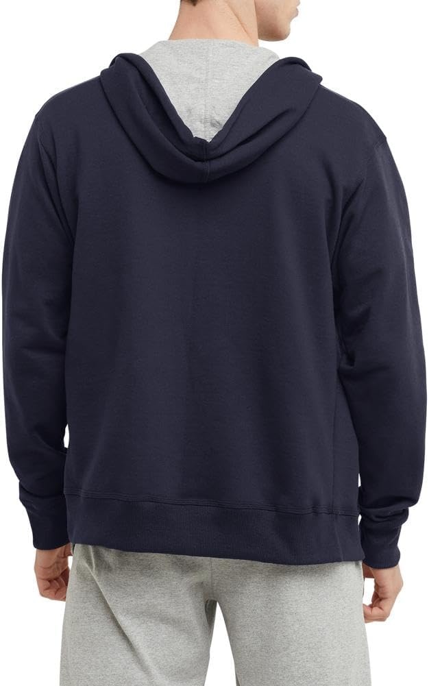 image:imageChampion mens Zipup Hoodie Comfortable Zipup Hoodie Sweatshirt for Men Reg Or Big amp TallNavy C Logo