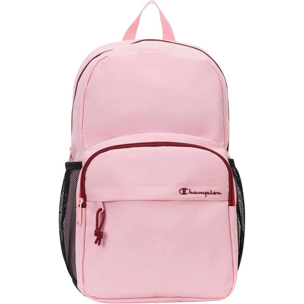 image:imageChampion Luna Laptop Backpack with Padded Adjustable Straps Water Bottle Pocket for Work Travel Daily Use Clever Sage One SizeRose ShadowPoppy Red