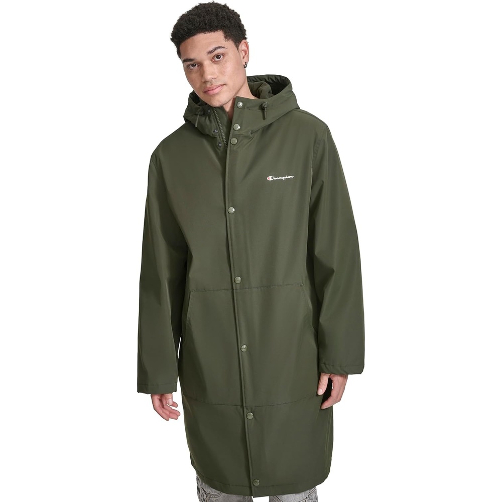 image:imageChampion Mens Full Length Stadium Jacket With Fleece LiningForest Night
