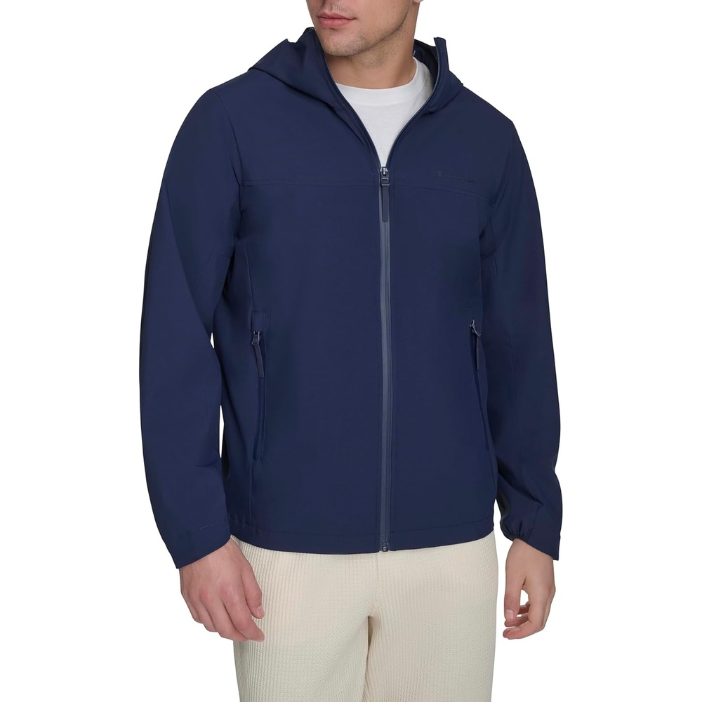 image:imageChampion Mens Hooded Rain SlickerPeacoat