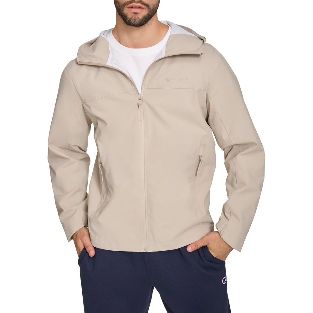 image:imageChampion Mens Hooded Rain SlickerPebble