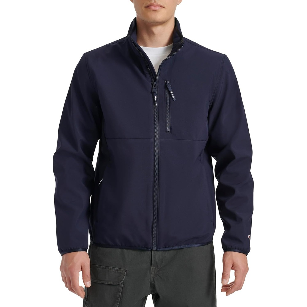 image:imageChampion Mens Lightweight Active Soft Shell Jacket With Stand CollarPeacoat