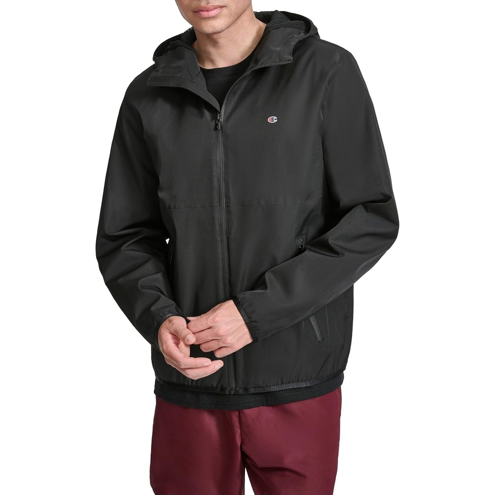 image:imageChampion Mens Performance Windbreaker Rain Jacket With HoodBlack