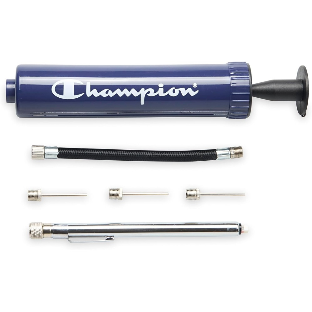 image:imageChampion Replacement Ball Pump with Metal Inflation Replacement Needles for Sports Balls with Compact Case Compatible with Most Pumps for Basketball Soccer Football Volleyball amp Yoga BallsMedieval BlueBlack