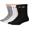 White/Grey/Black - 6 Pack