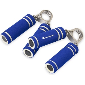 Champion 2-Pack Hand Grip Strengthener, Medium Resistance Grip Strength Trainer with Soft Foam Handles, Forearm and Wrist Trainer for Home Gym Workouts, Stress Relief and Daily Conditioning(Blue)