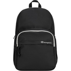 Champion Luna Laptop Backpack with Padded Adjustable Straps, Water Bottle Pocket for Work, Travel, Daily Use, Clever Sage, One Size(Black)